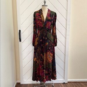 FARM Rio Multicolor Long Sleeve Dress